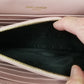 Authentic Saint Laurent Rose Grained Leather Envelope WOC