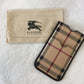 Authentic Burberry Horseferry Check Small Phone Pouch