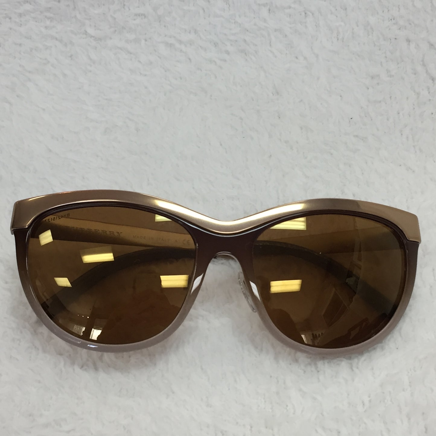 Authentic Burberry Bronze Cat Eye Sunglasses