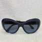 Authentic Chanel Blue Flower Sunglasses
