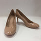 Authentic Tory Burch Nude Patent Pumps Women's Size 7.5