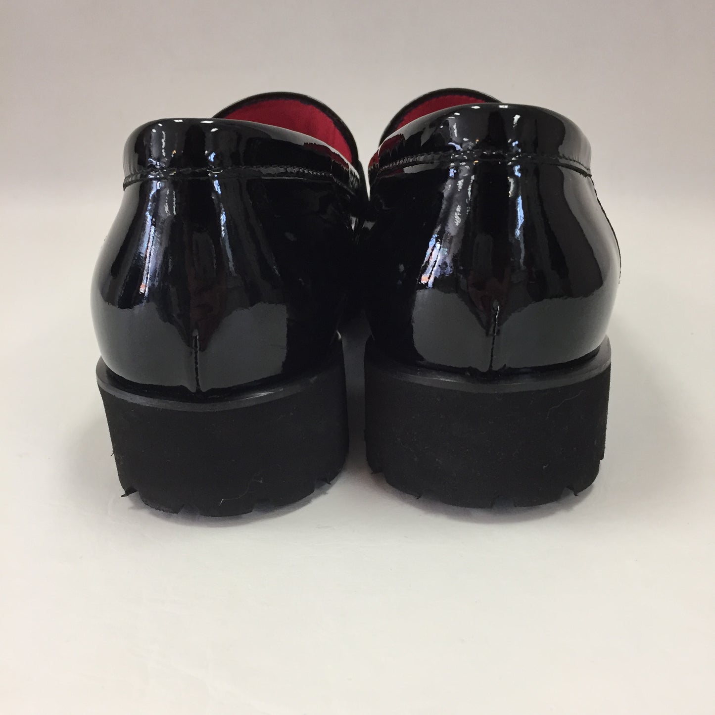 Authentic Pas De Rouge Black Patent "Marta" Loafers