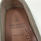 Authentic Brunello Cucinelli Green Suede Loafers Women's Size 7