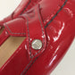 Authentic Tod's Red Patent Driving Loafers Women's Size 7
