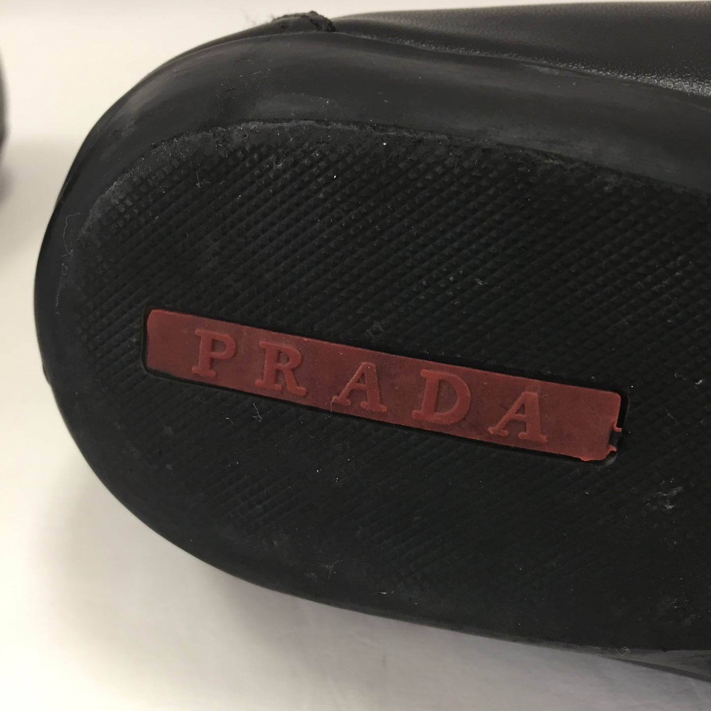 Authentic Prada Black Leather Oxfords Men's Size 11