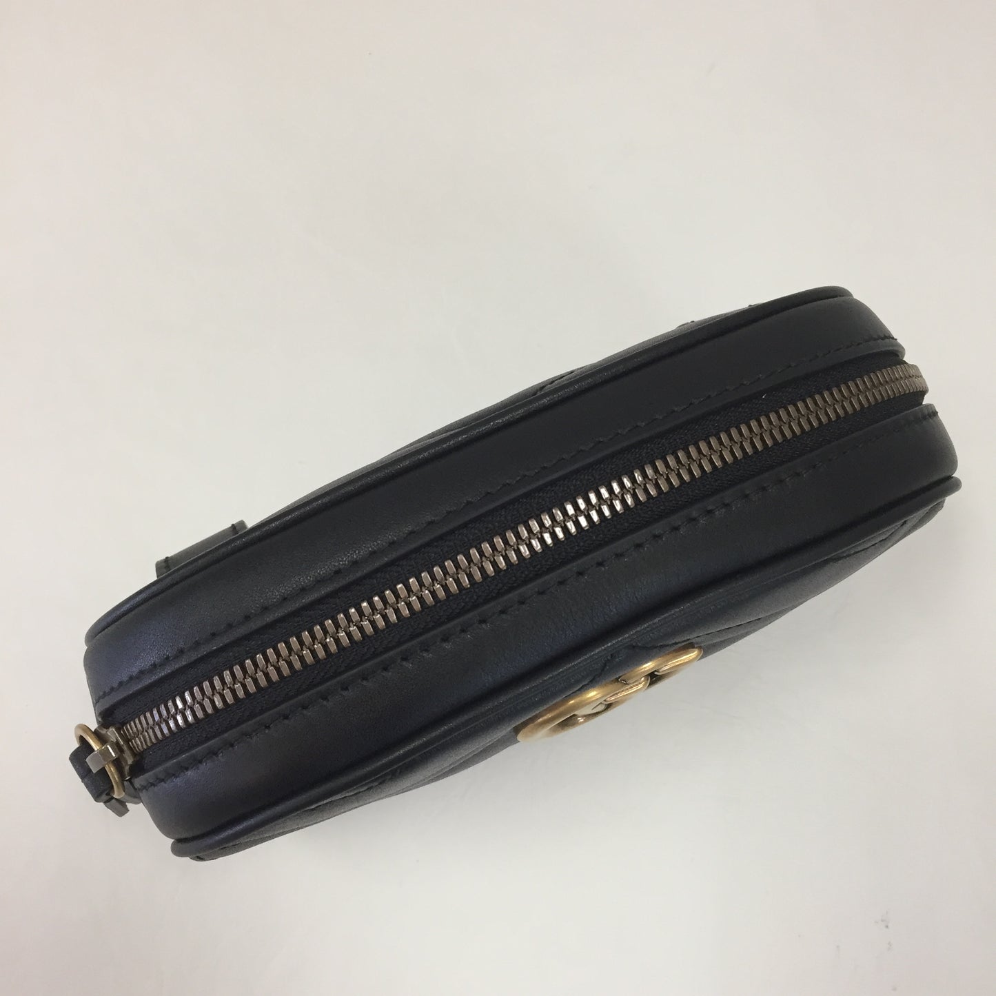 Authentic Gucci Black Marmont Small Belt Bag 85