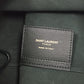 Authentic Saint Laurent Forest Green Shopper Tote And Pouch