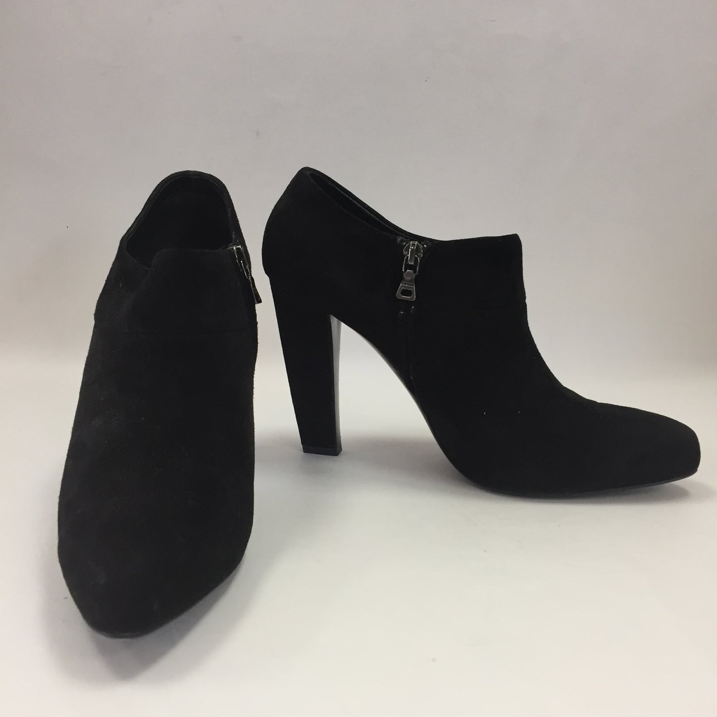Authentic Prada Black Suede Booties Women's Size 41