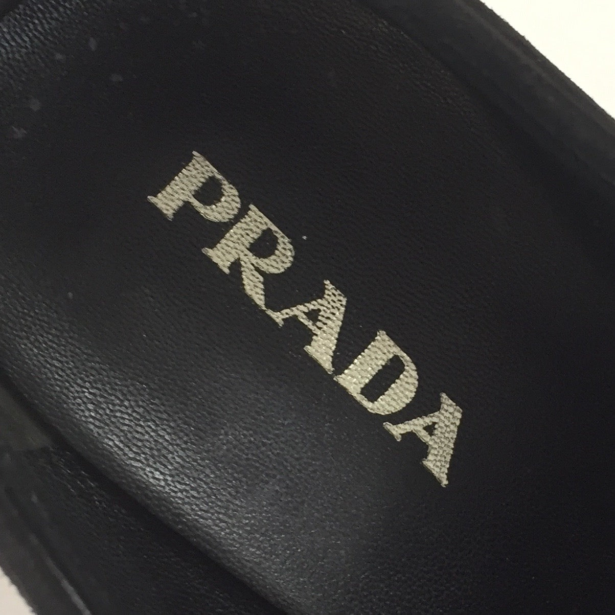 Authentic Prada Black Suede Booties Women's Size 41