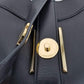 Authentic Salvator Ferragamo Black Leather Hobo Bag