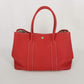 Authentic Hermes Red Garden Party 36 Bag