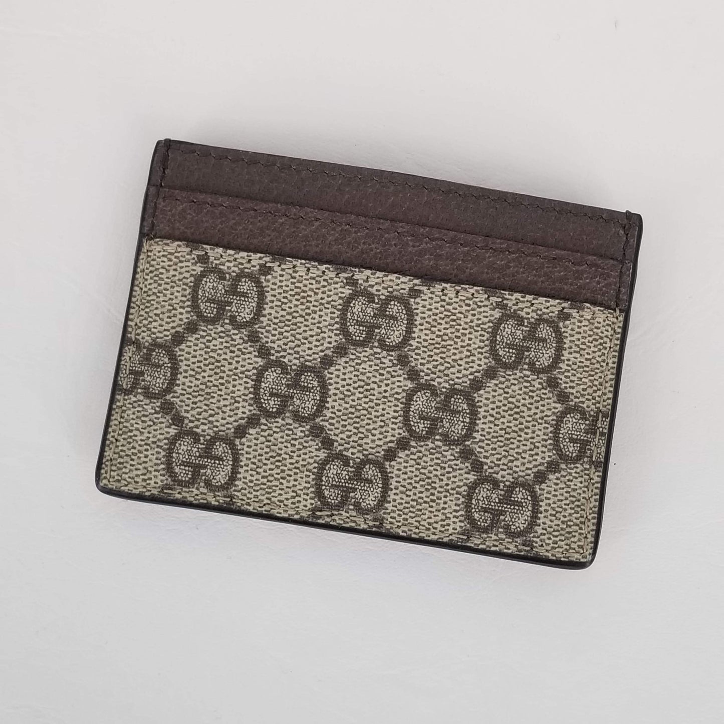 Authentic Gucci Ophidia GG Web Card Holder