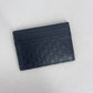 Authentic Gucci Black Leather Guccissima Card Holder
