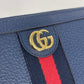 Authentic Gucci Blue Ophidia Zippy Wallet