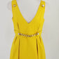 Authentic D & G Yellow Vintage Inspired Dress Sz 44