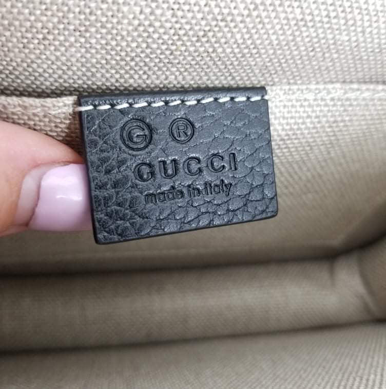 Authentic Gucci Black Mini Soho Flap