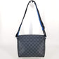 Authentic Louis Vuitton Graphite Damier District PM Cross Body Bag