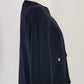 Authentic Chanel Vintage Black Wool Skirt Suit Sz 12