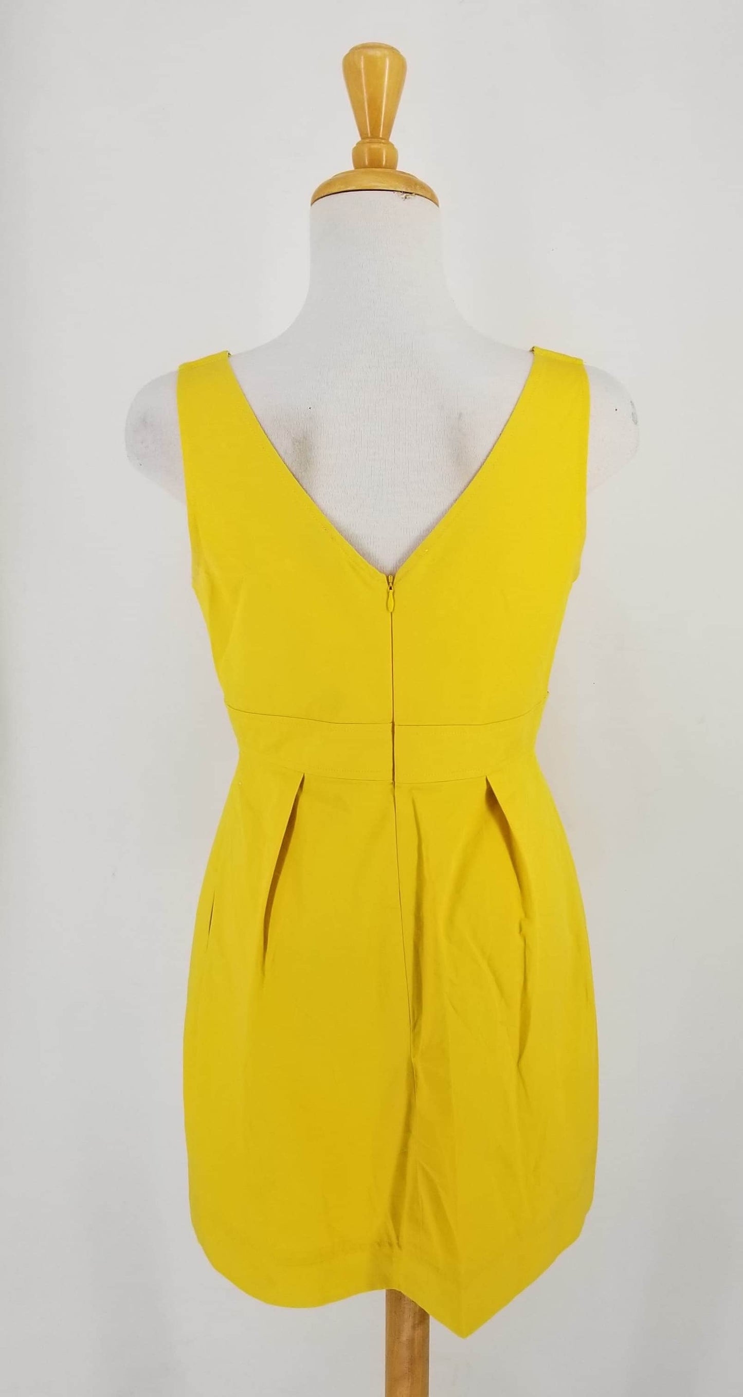 Authentic D & G Yellow Vintage Inspired Dress Sz 44