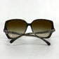 Authentic Chanel Taupe Tortoiseshell Sunglasses with Case 5216
