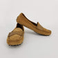 Authentic Gucci Gold Suede Driving Shoes
