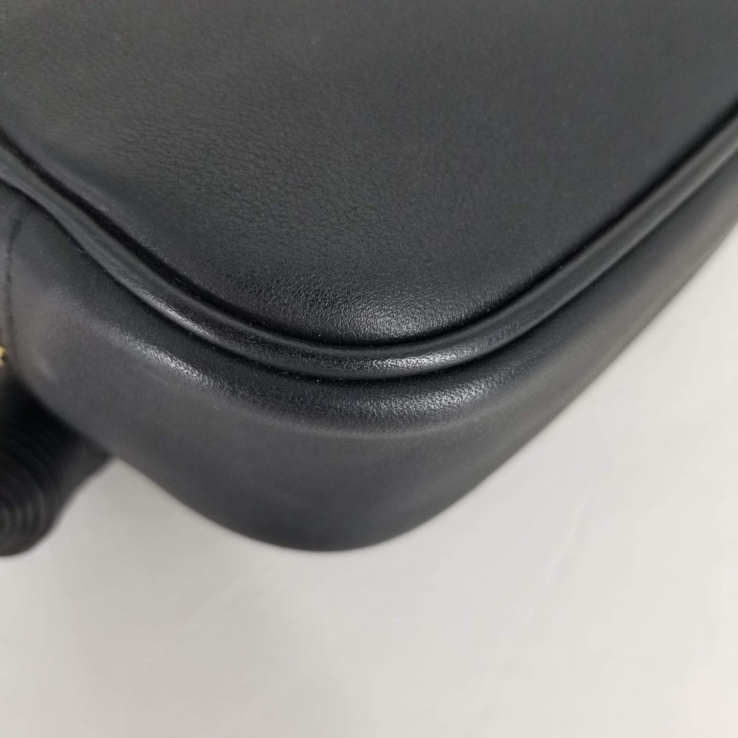 Authentic Saint Laurent Black Super Mini Camera Bag and Tassel