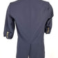 Authentic Smythe Navy Wool Blazer 3/4 Sleeve
