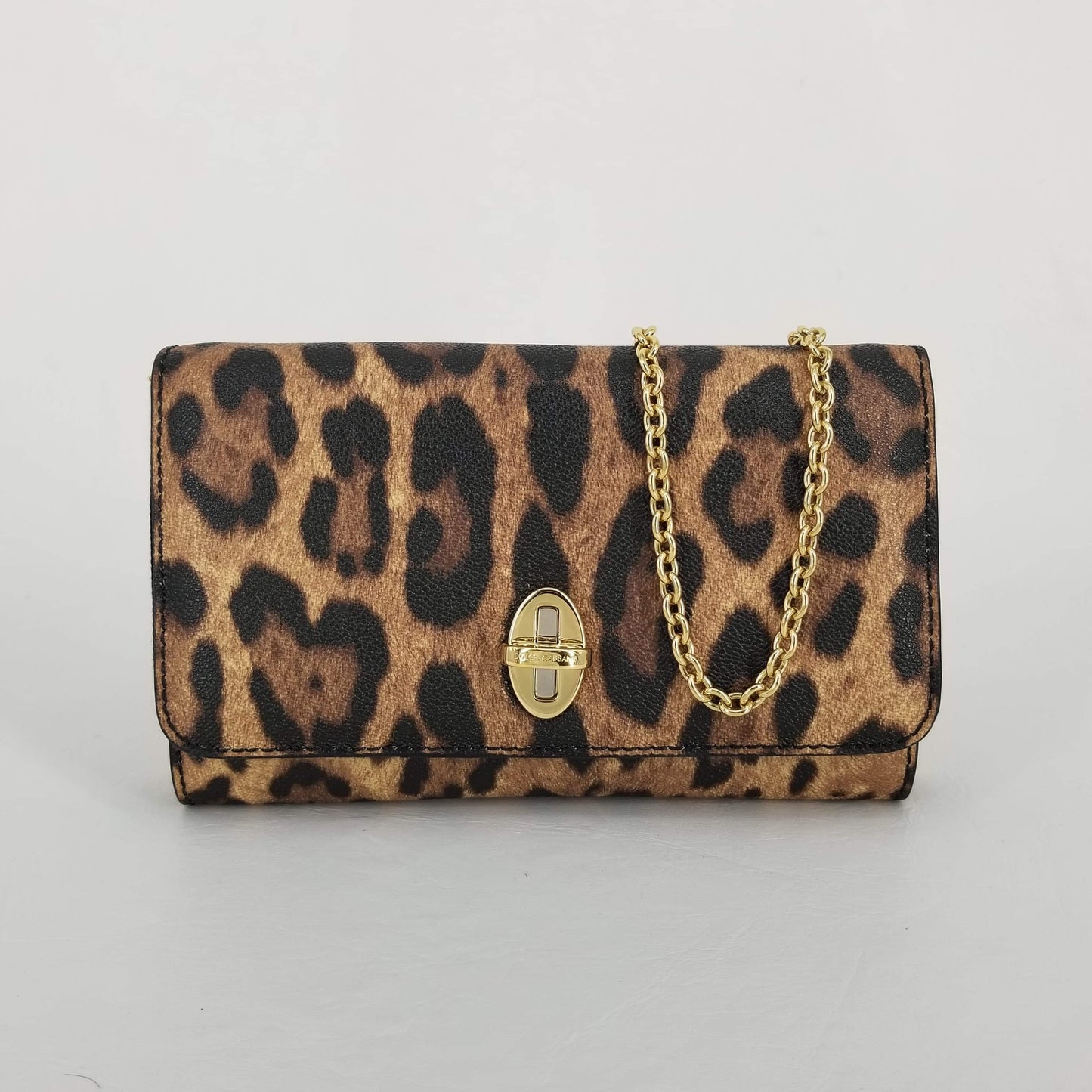 Authentic Dolce & Gabbana Leopard Clutch