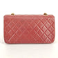 Authentic Chanel Red 9” Full Flap