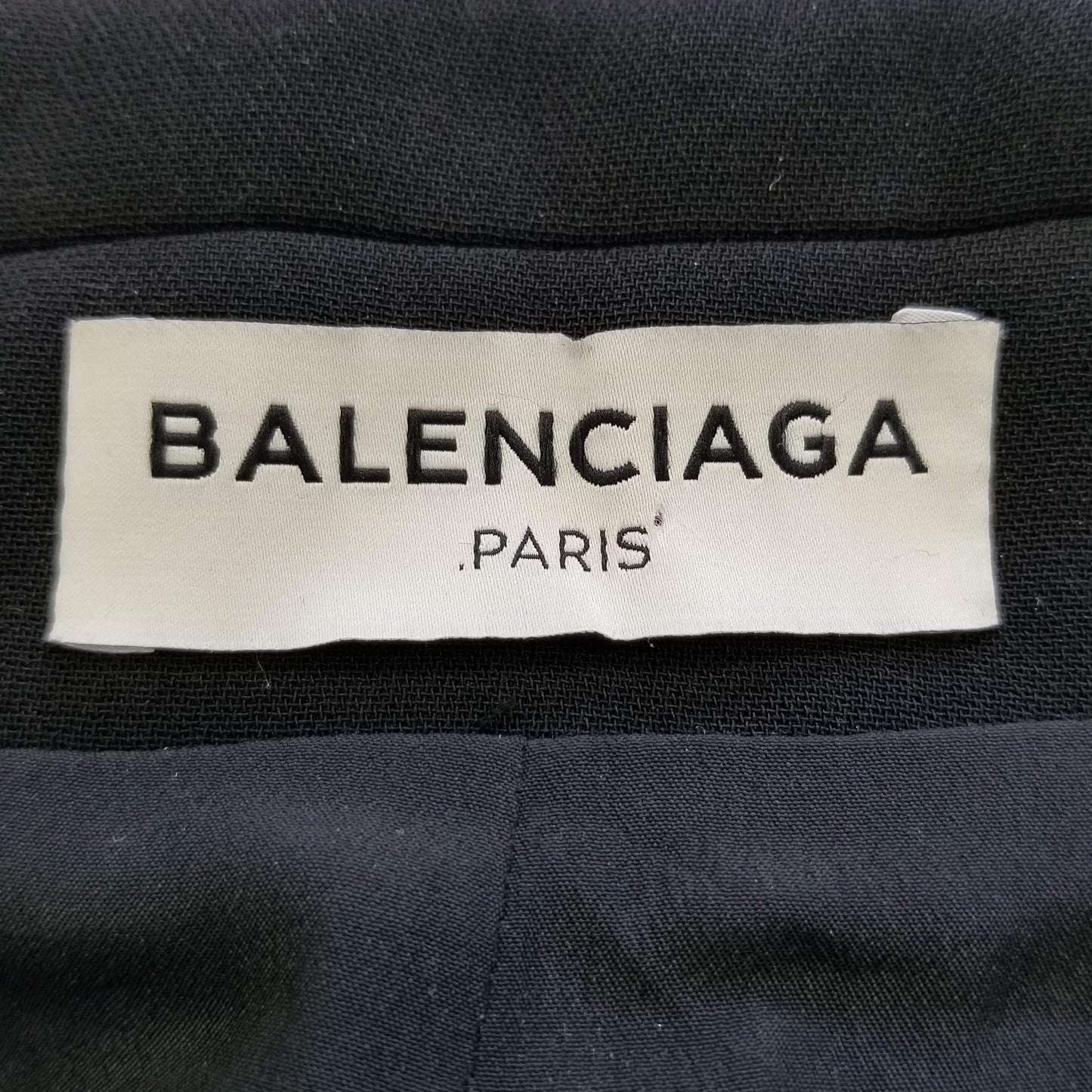 Authentic Balenciaga Black Moto Jacket Sz XS/S