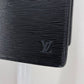 Authentic Louis Vuitton Black Epi Riviera Tote with Insert