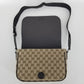 Authentic Gucci Brown Supreme Canvas Messenger Flap Bag