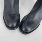 Authentic Chloe BlCk Buckle Leather Boots Sz 36.5