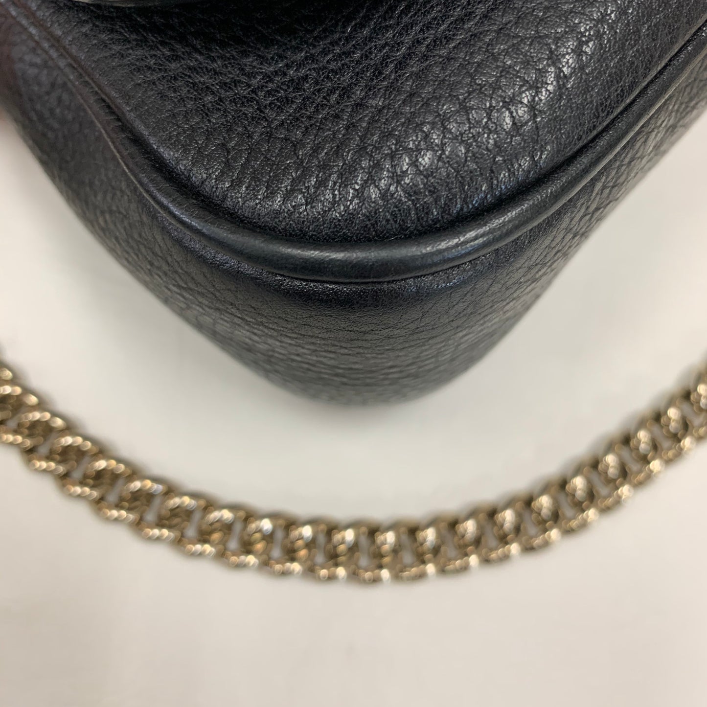 Gucci Black Soho Flap Bag with Tassel
