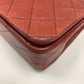 Authentic Chanel Red 9” Full Flap