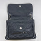 Authentic YSL Black Niki Crinkled Calfskin Shoulder Bag