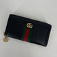Authentic Gucci Black Ophidia Zippy Wallet