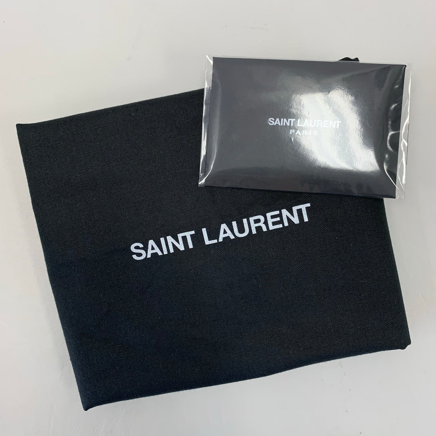 Authentic Saint Laurent Black Croc Camera Bag