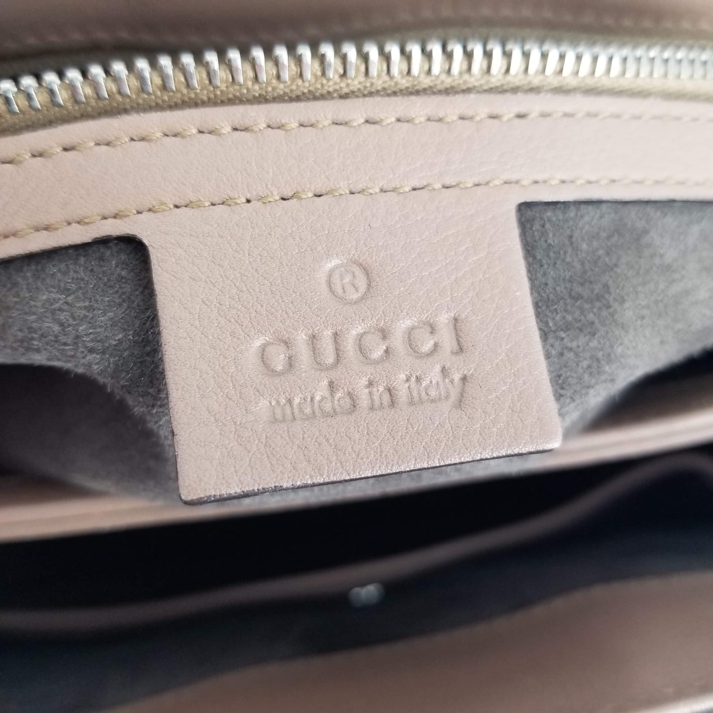 Authentic Gucci Tan Lady Medium Bamboo Top Handle