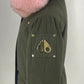 Authentic Moose Knuckle *RARE* Olive Green Textile Coat Sz S