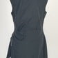 Authentic Lida Baday Black Taffeta Sleeveless Dress Sz 12