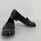 Authentic Tods Burgundy Loafers Sz 39