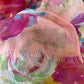 Authentic Chanel Shell Pink/Watercolour Floral Long Scarf