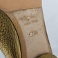 Authentic Nicholas Kirkwood Gold Beya Pointed Toe Loafers