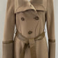 Authentic Mackage Light Brown Wool Coat with leather belt Sz S