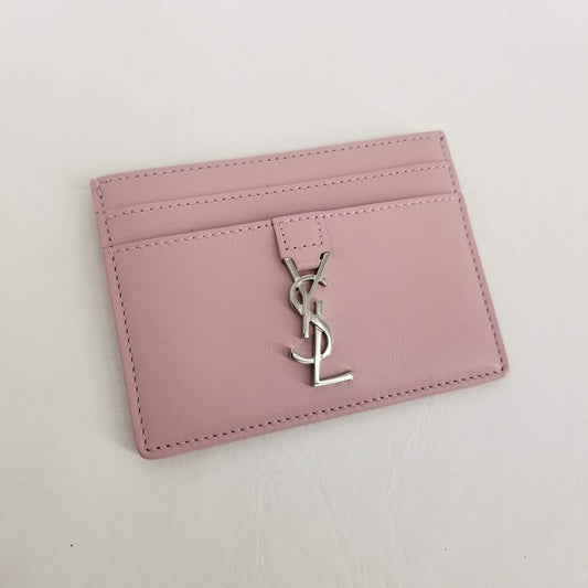 Authentic Saint Laurent Pink Card Holder
