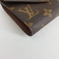 Authentic Louis Vuitton Monogram Victorine Wallet Brown
