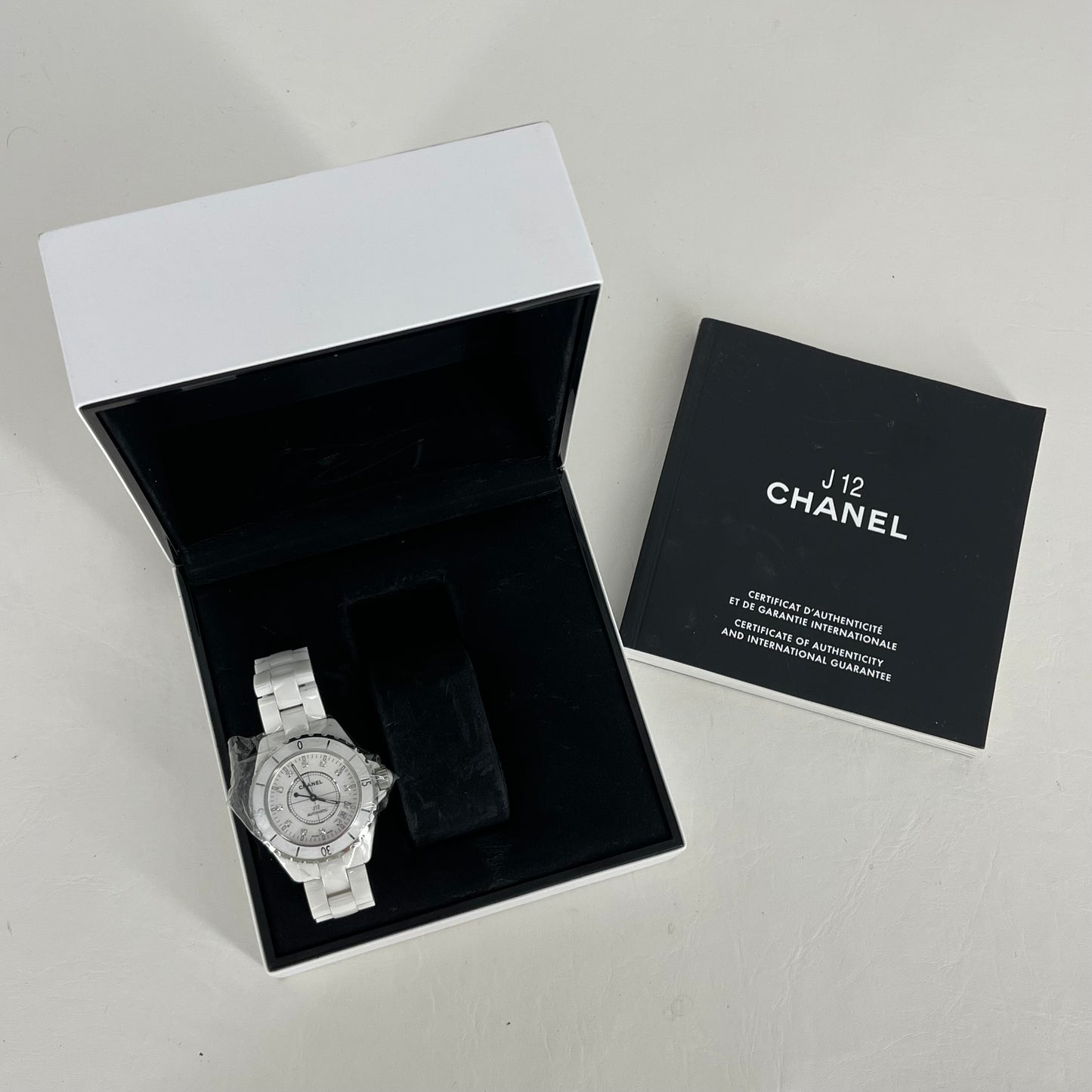 Authentic Chanel J12 White Ceramic 33mm Watch