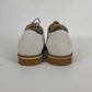 Authentic Tods Ivory Suede Lace Ups Sz 37.5