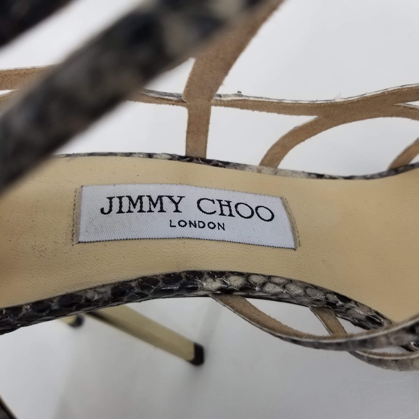 Authentic Jimmy Choo Python Sandals
